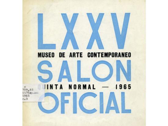CATÁLOGO LXXV  SALÓN OFICIAL 1965